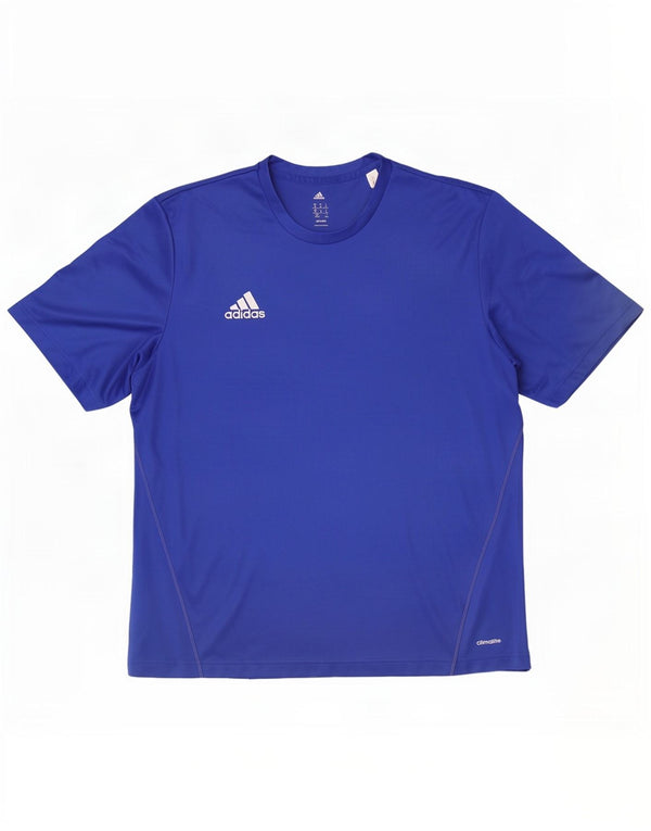 Adidas Herren Climalite T-Shirt Top XL Blau Polyester