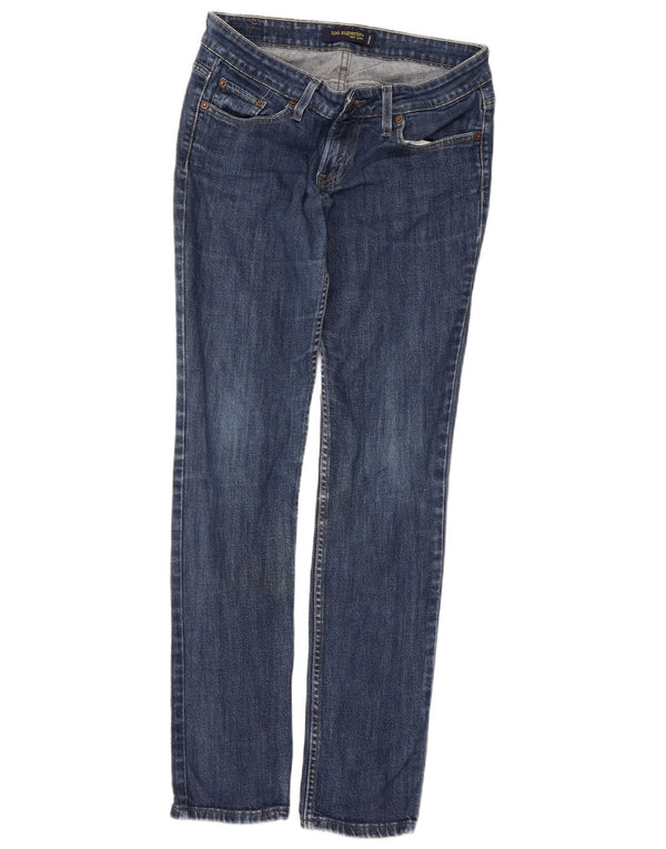 Levi's Damen 524 Super Low Slim Jeans US 7 Medium W32 L30 Blaue Baumwolle