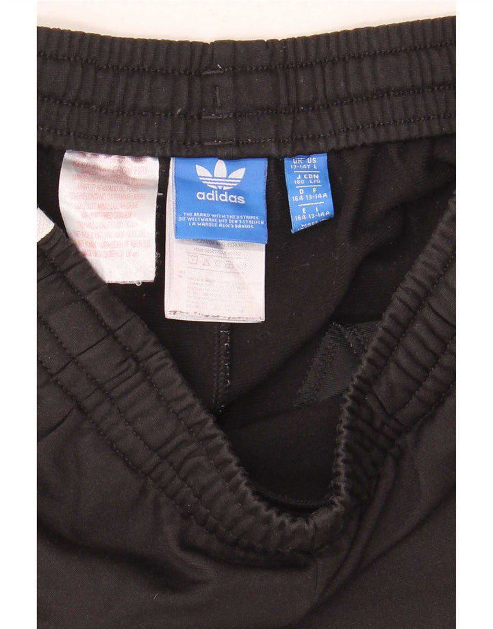 Adidas Sportshorts für Jungen, 13–14 Jahre, schwarzes Polyester