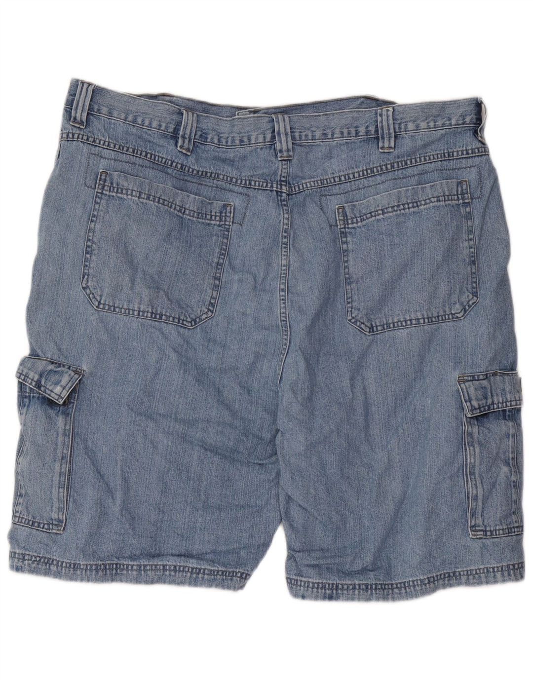Wrangler Herren Cargo Denim Shorts W42 2XL Blaue Baumwolle
