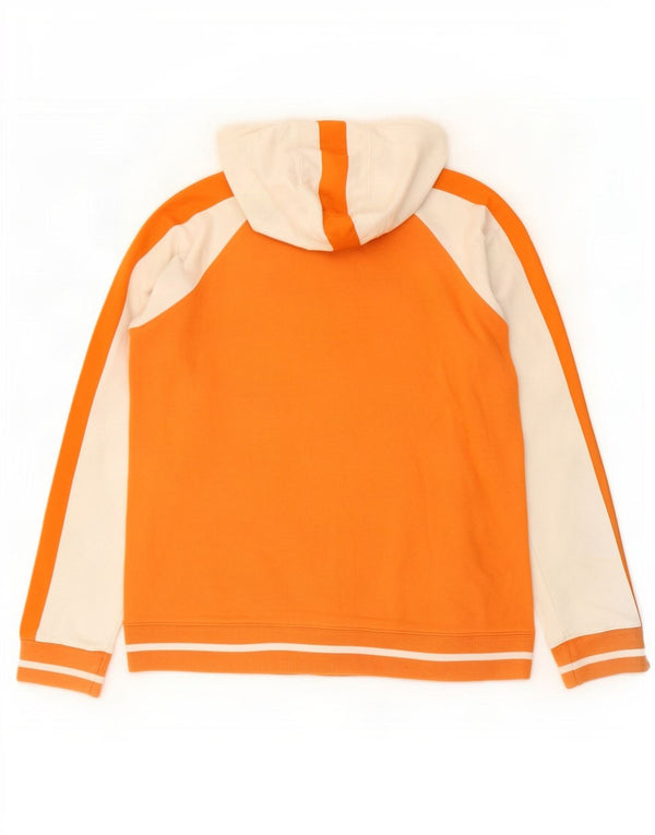 Sergio Tacchini Damen Milano Zip Hoodie Pullover UK 16 Large Orange