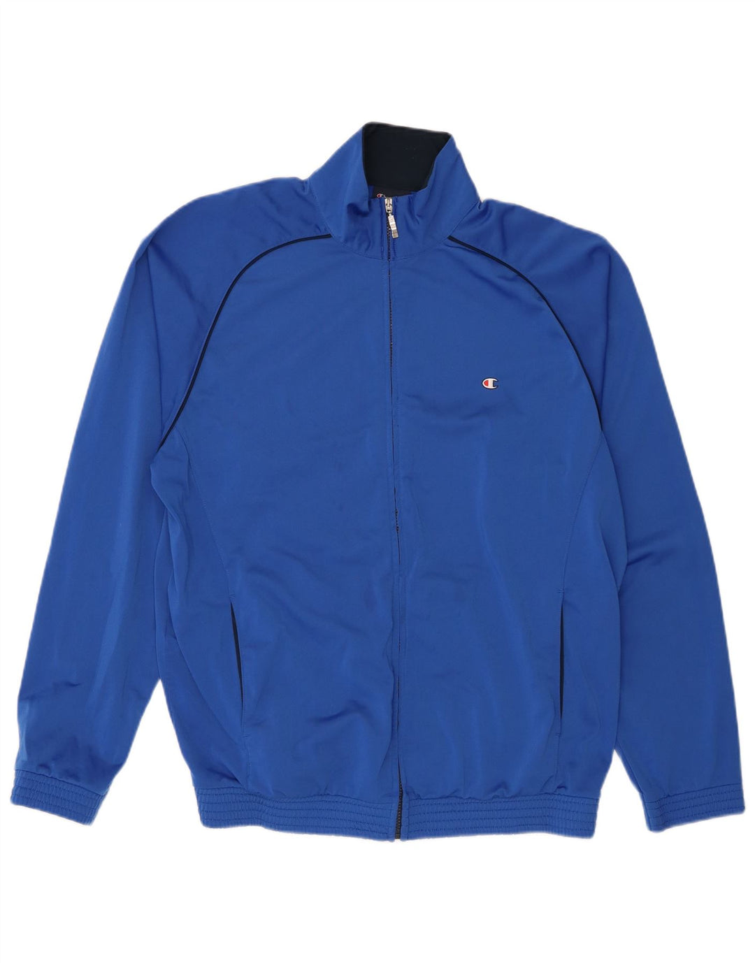 Champion Herren-Trainingsoberteil, Jacke, 2XL, Blau, Polyester