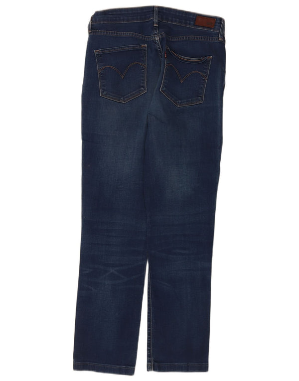 Levi's Damen Demi Curve Mid Rise Slim Jeans W29 L27 Blaue Baumwolle