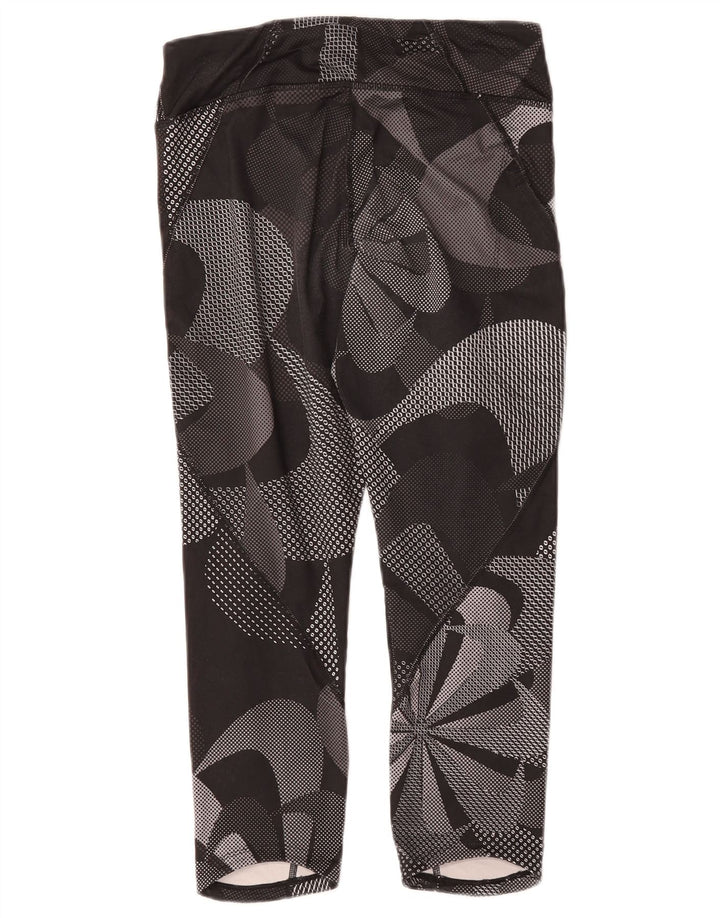 Nike Damen-Capri-Leggings mit Grafik, Größe S, Größe S, Schwarz, Blumenmuster, Polyester