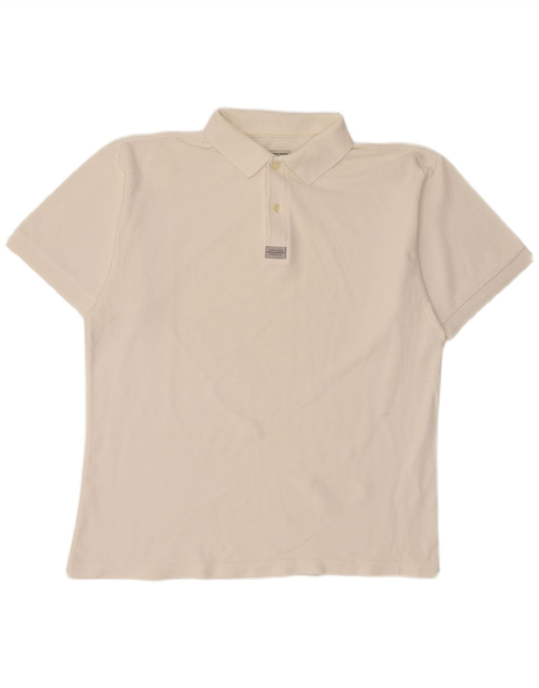Levi's Herren-Poloshirt, Größe L, Weiß