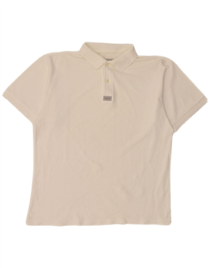 Levi's Herren-Poloshirt, Größe L, Weiß