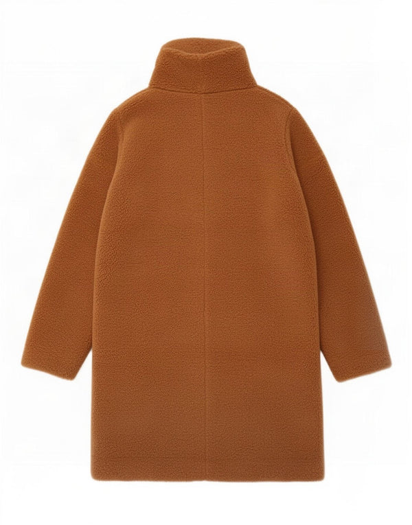 Fat Face Teddybär-Mantel für Damen, UK 12, Mittelbeige, Polyester