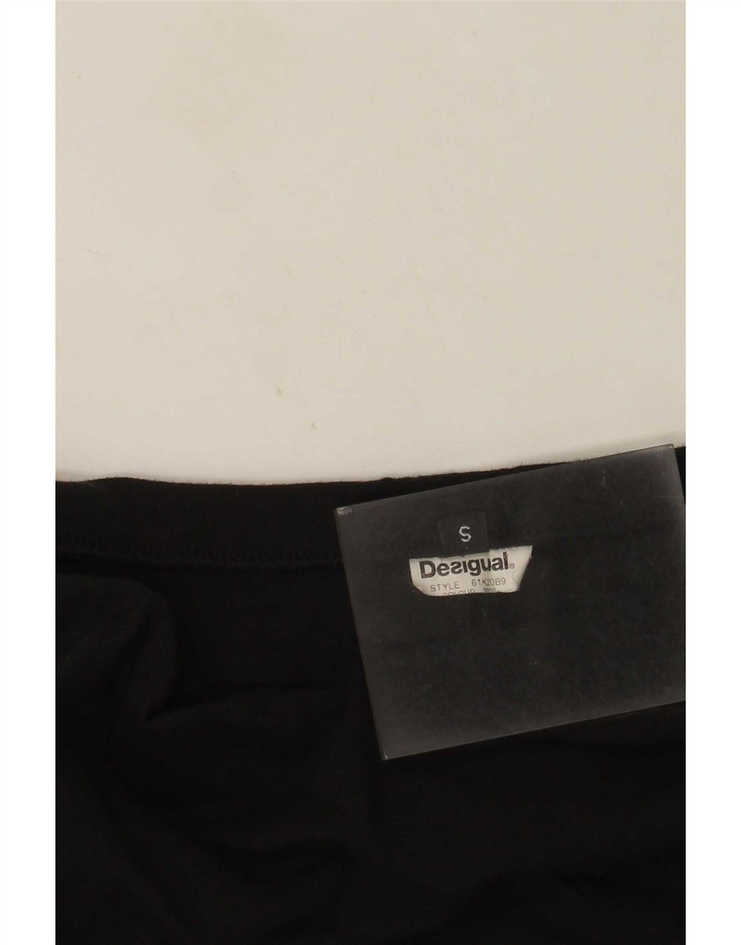 Desigual Damen Grafik-Leggings UK 10 Small Schwarz Geometrisch