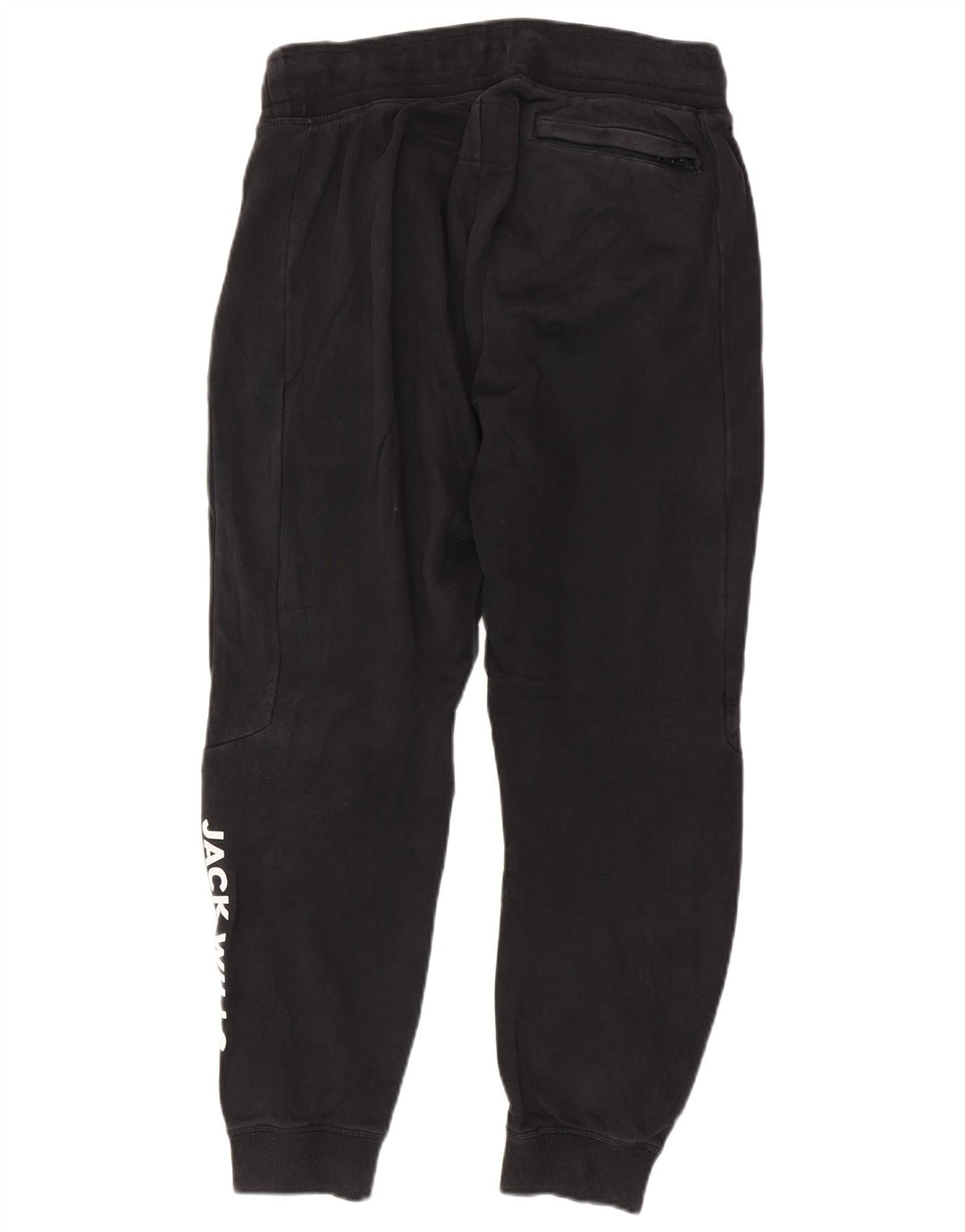 Jack Wills Herren-Trainingsanzughose mit grafischem Muster, mittelschwarze Baumwolle