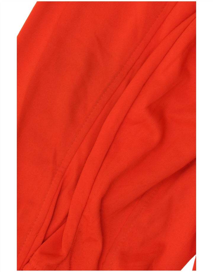 Champion Jungen-Trainingsanzug-Top-Jacke, 11–12 Jahre, orangefarbenes Polyester