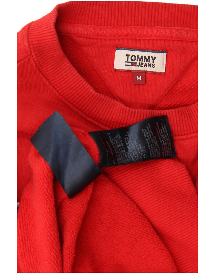 Tommy Hilfiger Damen-Sweatshirt mit Grafik, übergroß, Gr. 14, mittelrot