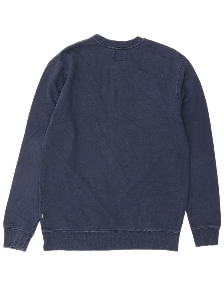VANS Herren-Sweatshirt mit Grafik, Größe S, marineblau, Baumwolle
