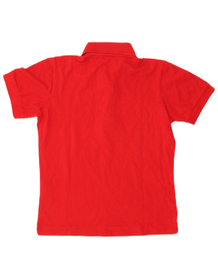 KAPPA Damen Poloshirt UK 10 Small Rot Baumwolle