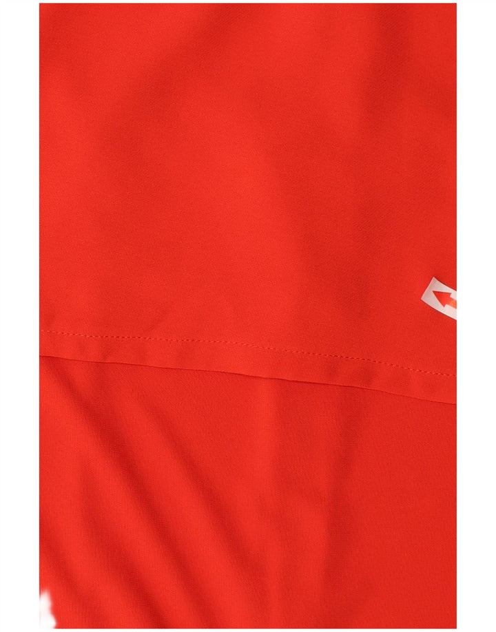 Oasis Damen A-Linien-Kleid UK 6 XS Rot Polyester