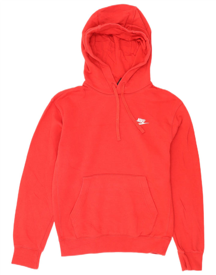 Nike Herren Kapuzenpullover XS aus roter Baumwolle