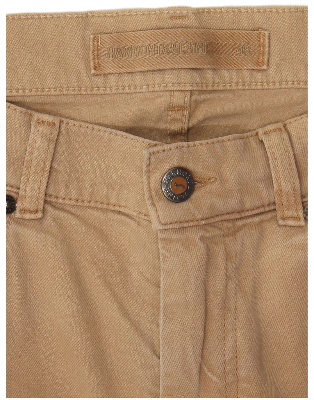 HARMONT & BLAINE Herren Skinny Freizeithose IT 48 Medium W34 L32 Beige