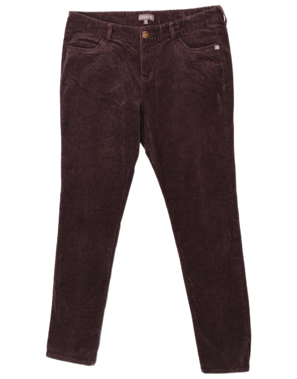 Essential Damen Slim Cordhose UK 14 Large W34 L30 Lila
