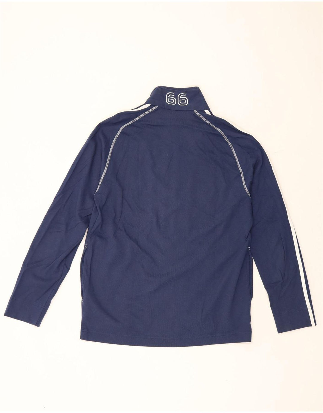 Sergio Tacchini Herren-Trainingsanzug mit grafischem Oberteil, große marineblaue Baumwolle
