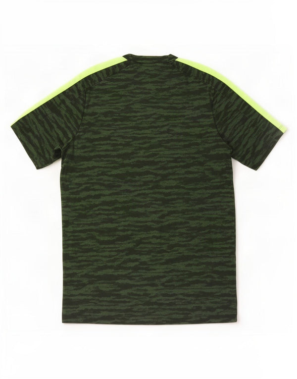 Nike Mens Dri Fit T-Shirt Top Medium Green Camouflage Polyester