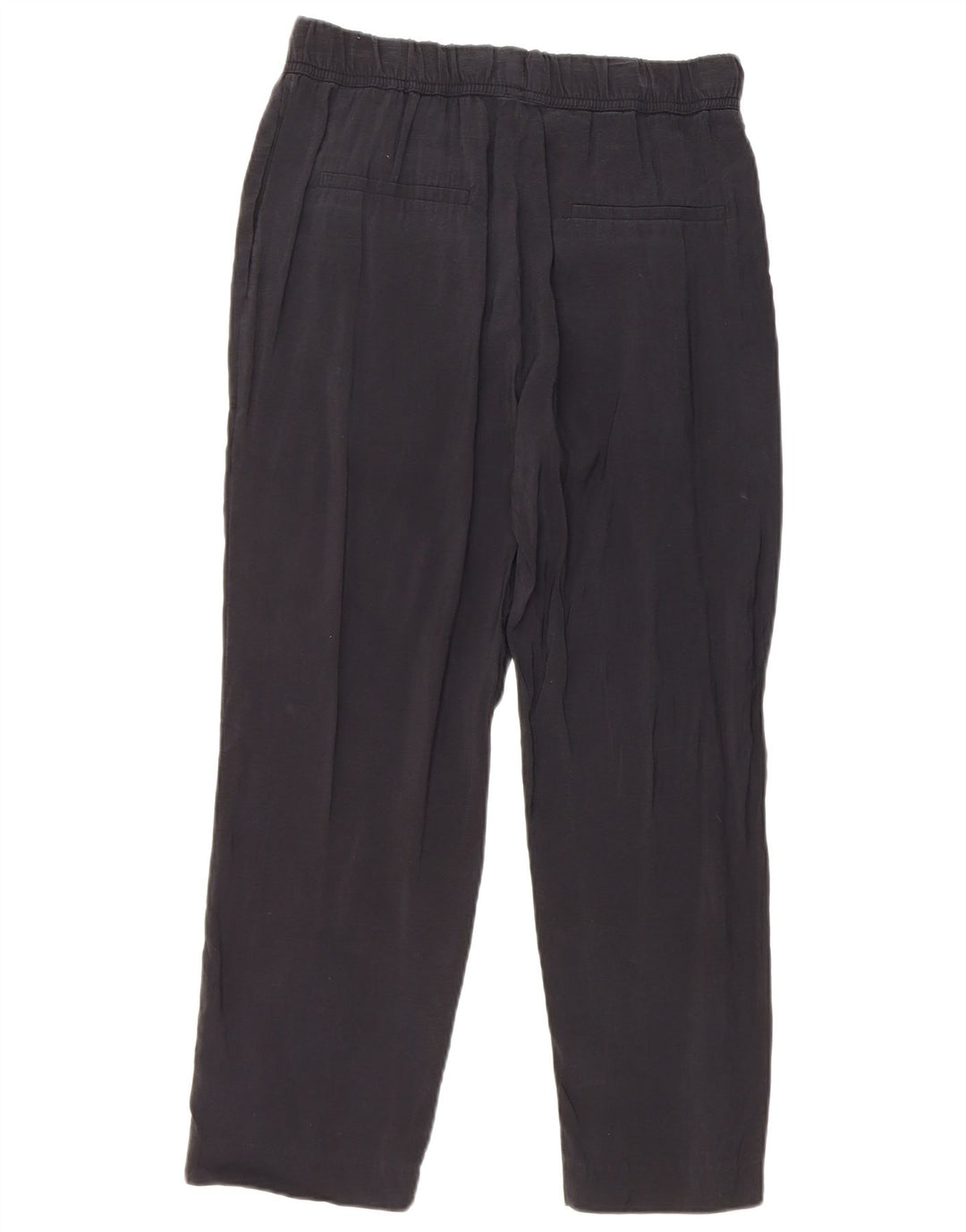 Gerade geschnittene Damenhose von Zara, mittelgroß, W28, L25, Schwarz
