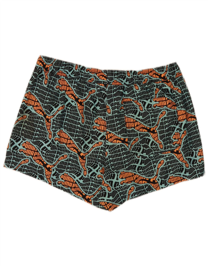 Puma Herren Badeshorts mit Grafik, groß, mehrfarbig, Polyester