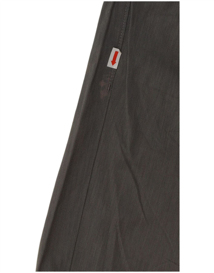 CALVIN KLEIN Herren gerade Freizeithose W30 L27 graue Baumwolle