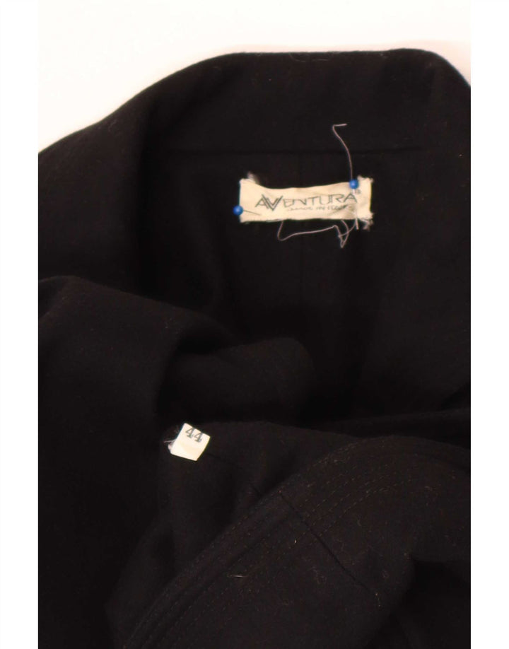 Aventura Damen-Blazer mit 1 Knopf, übergroß, Größe IT 44, mittelschwarz