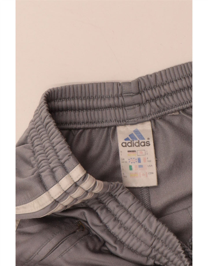ADIDAS Herren-Trainingshose, UK 34/36, Größe S, grau, Polyester