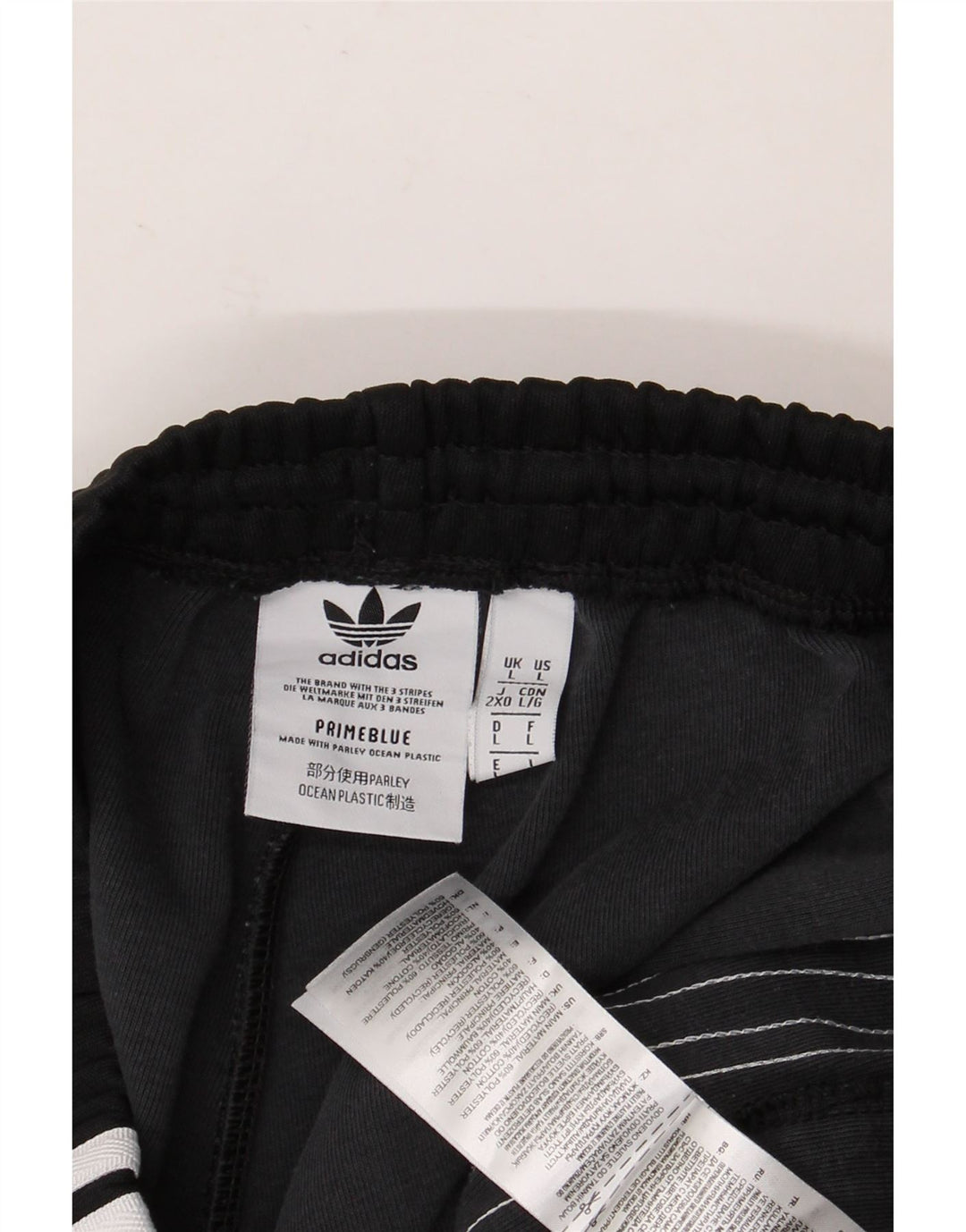 ADIDAS Herren-Trainingshose, Jogginghose, Größe L, Schwarz, Polyester