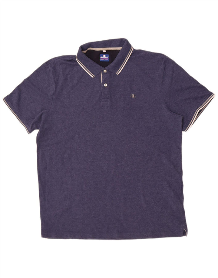 Champion Herren Poloshirt 3XL Marineblau Baumwolle