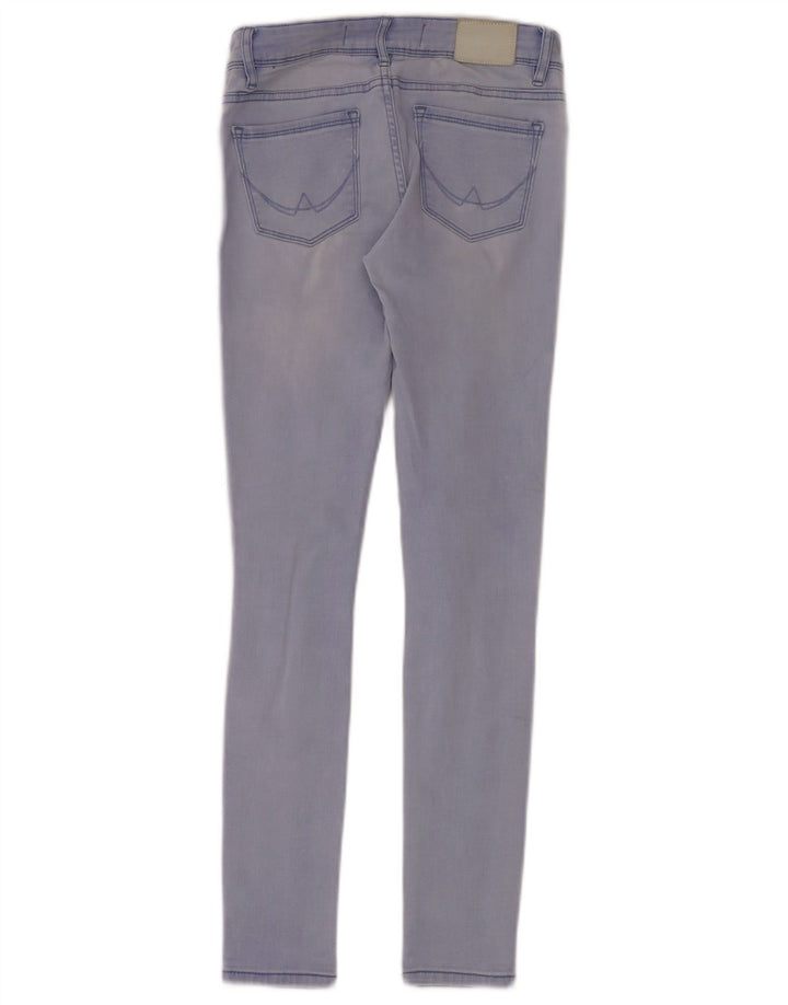 Superdry Damen Alexia Distressed Jegging Jeans W25 L30 Blaue Baumwolle