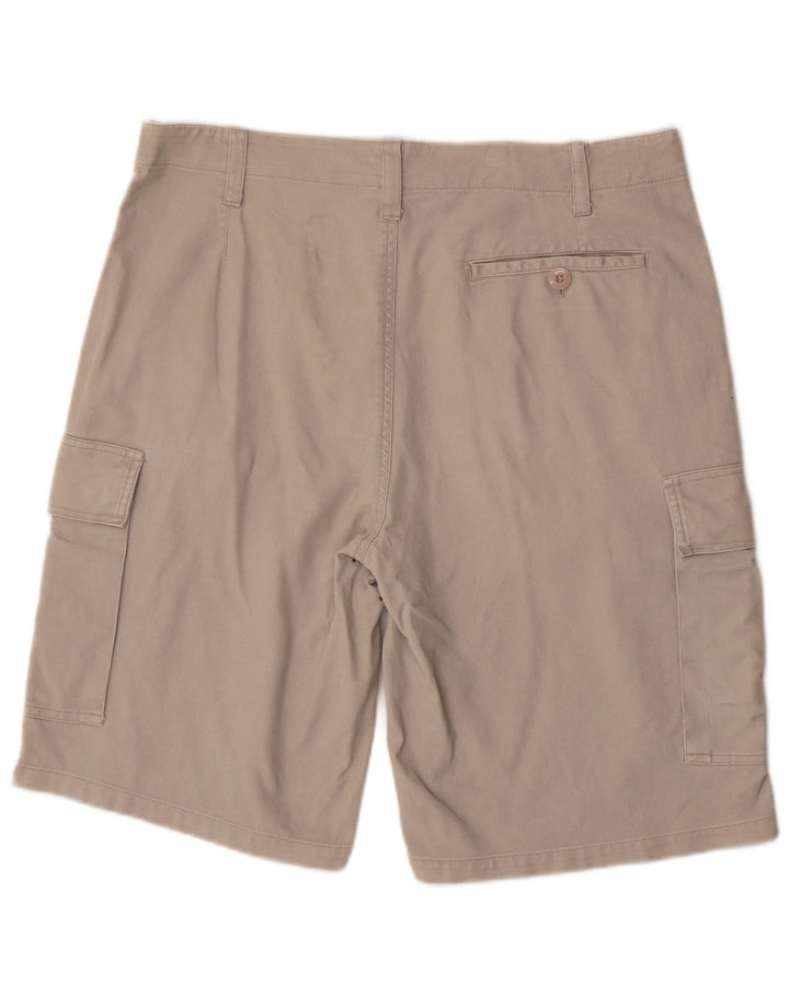 Vintage Herren Cargo Shorts 2XL W38 Grau Baumwolle