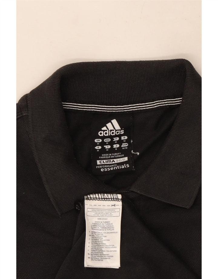 Adidas Herren Clima 365 Poloshirt Medium Schwarz Baumwolle