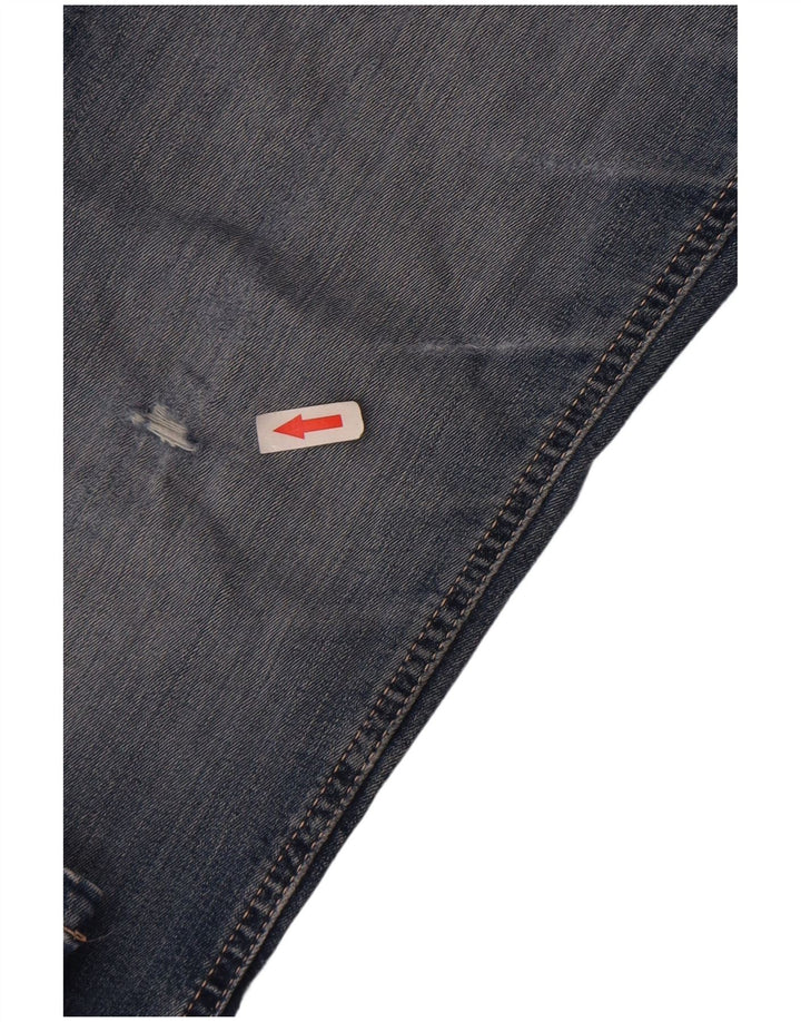 Marks & Spencer Damen Slim Jeans W32 L30 Blaue Baumwolle