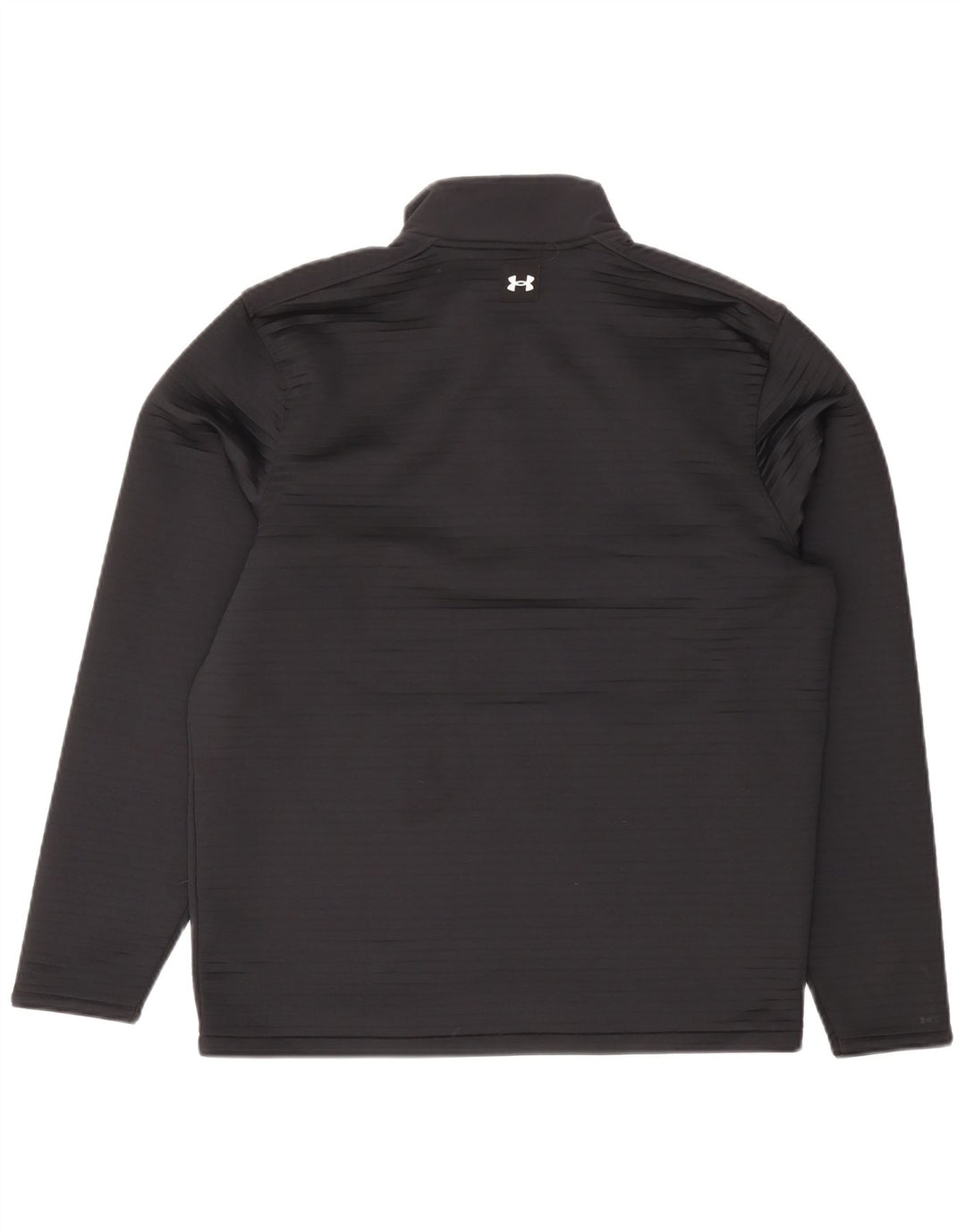 Under Armour Herren-Sweatshirt mit Reißverschluss am Hals, Mittelschwarzes Polyester