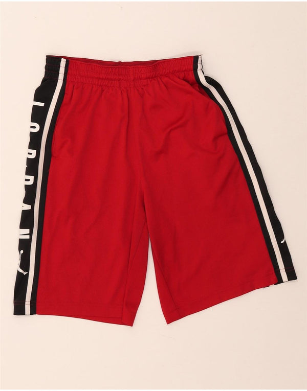JORDAN Boys Dri Fit Graphic Sport Shorts 13–14 Jahre XL Rot Farbblock