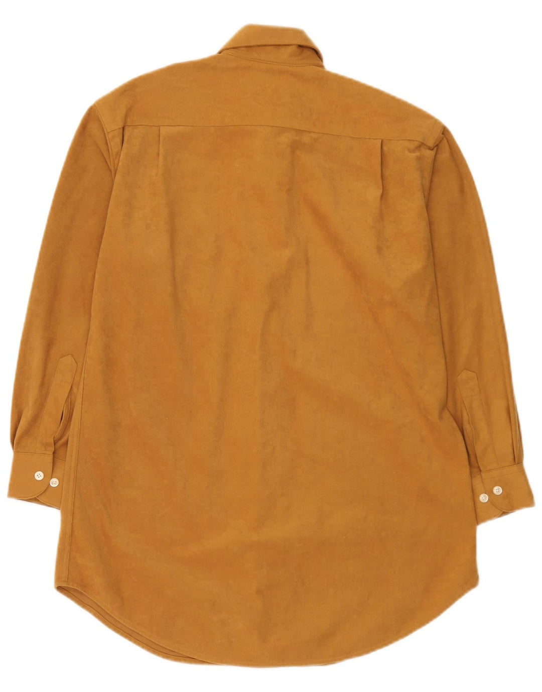 Vintage Herrenhemd Small Beige Polyester
