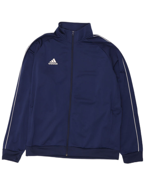 Adidas Herren Trainingsanzug Top Jacke XL Marineblau Polyester