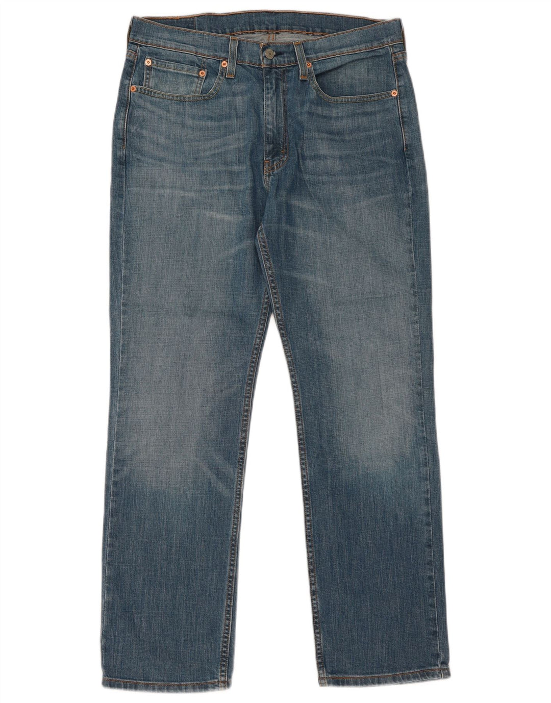Levi's Herren 514 Straight Jeans W34 L30 Blaue Baumwolle