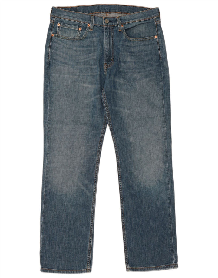 Levi's Herren 514 Straight Jeans W34 L30 Blaue Baumwolle