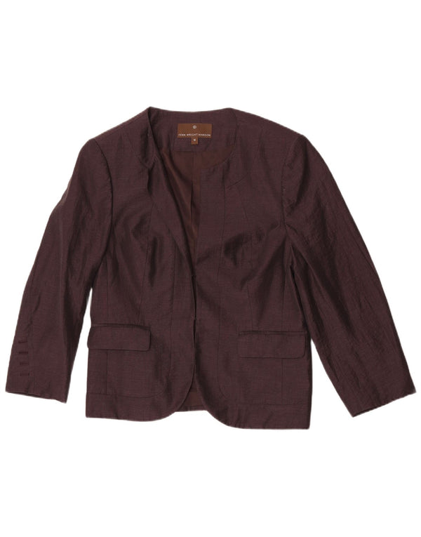 Fenn Wright Manson Damen-Blazerjacke mit 3/4-Ärmeln, UK 16, Größe L, Lila