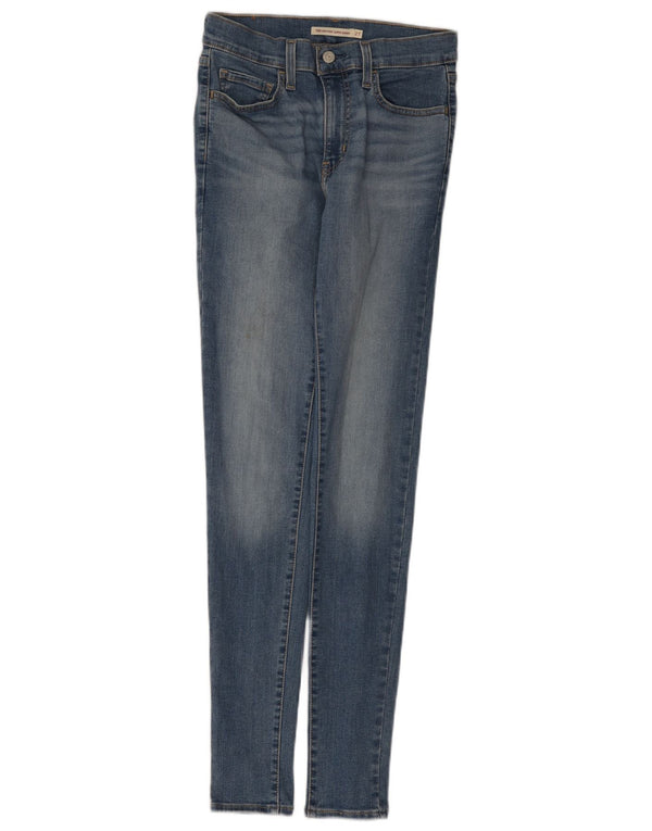 Levi's Damen 720 High Rise Super Skinny Jeans W27 L32 Blaue Baumwolle