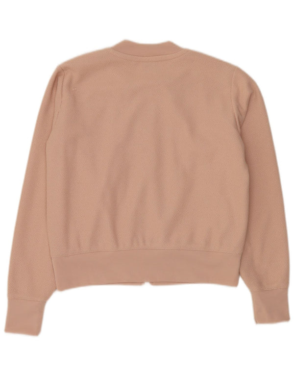 CHAMPION Womens Crop Oversized Trainingsanzug Top Jacke UK 10 Small Pink