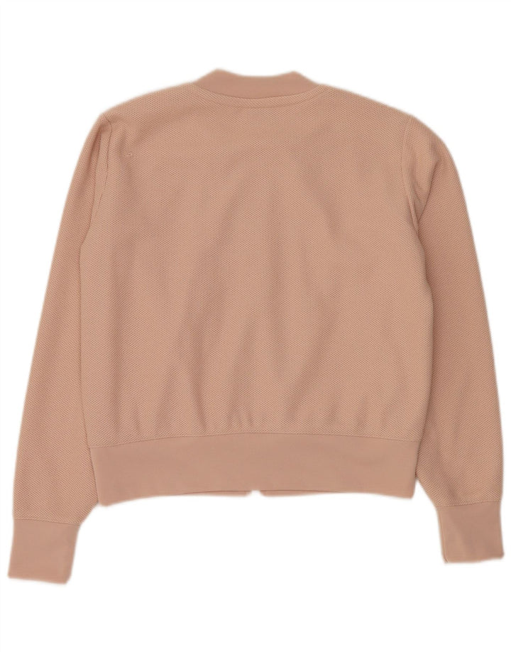 CHAMPION Womens Crop Oversized Trainingsanzug Top Jacke UK 10 Small Pink