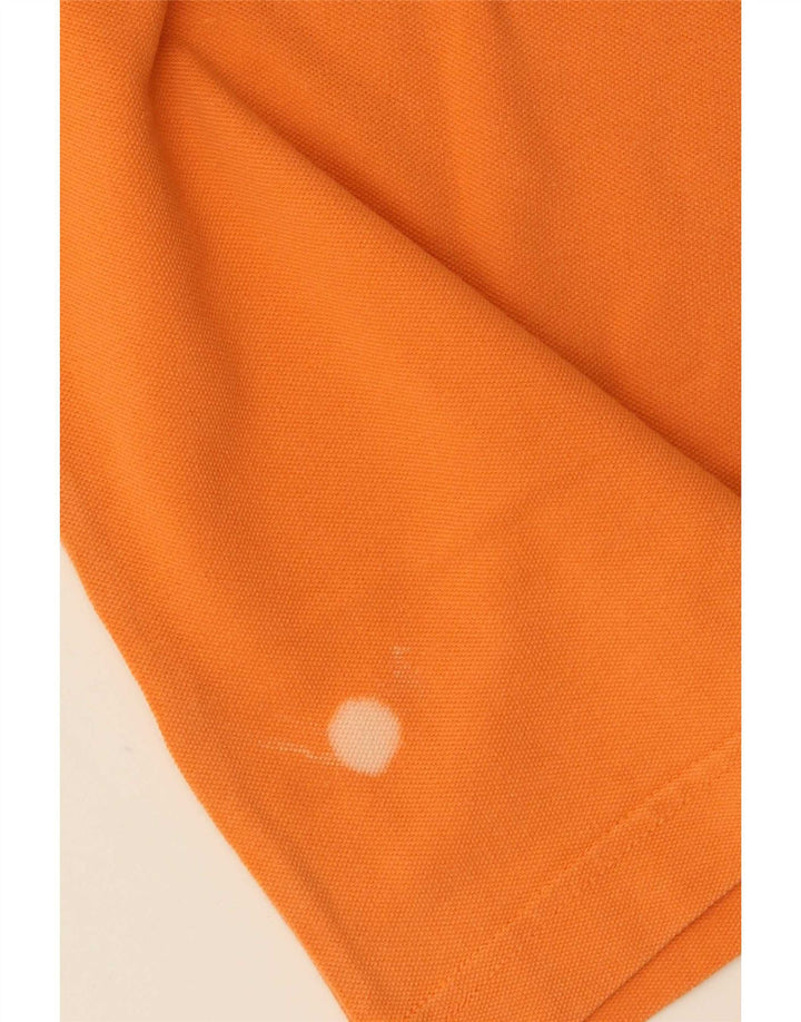 Kappa Herren Poloshirt Mittelorange Baumwolle