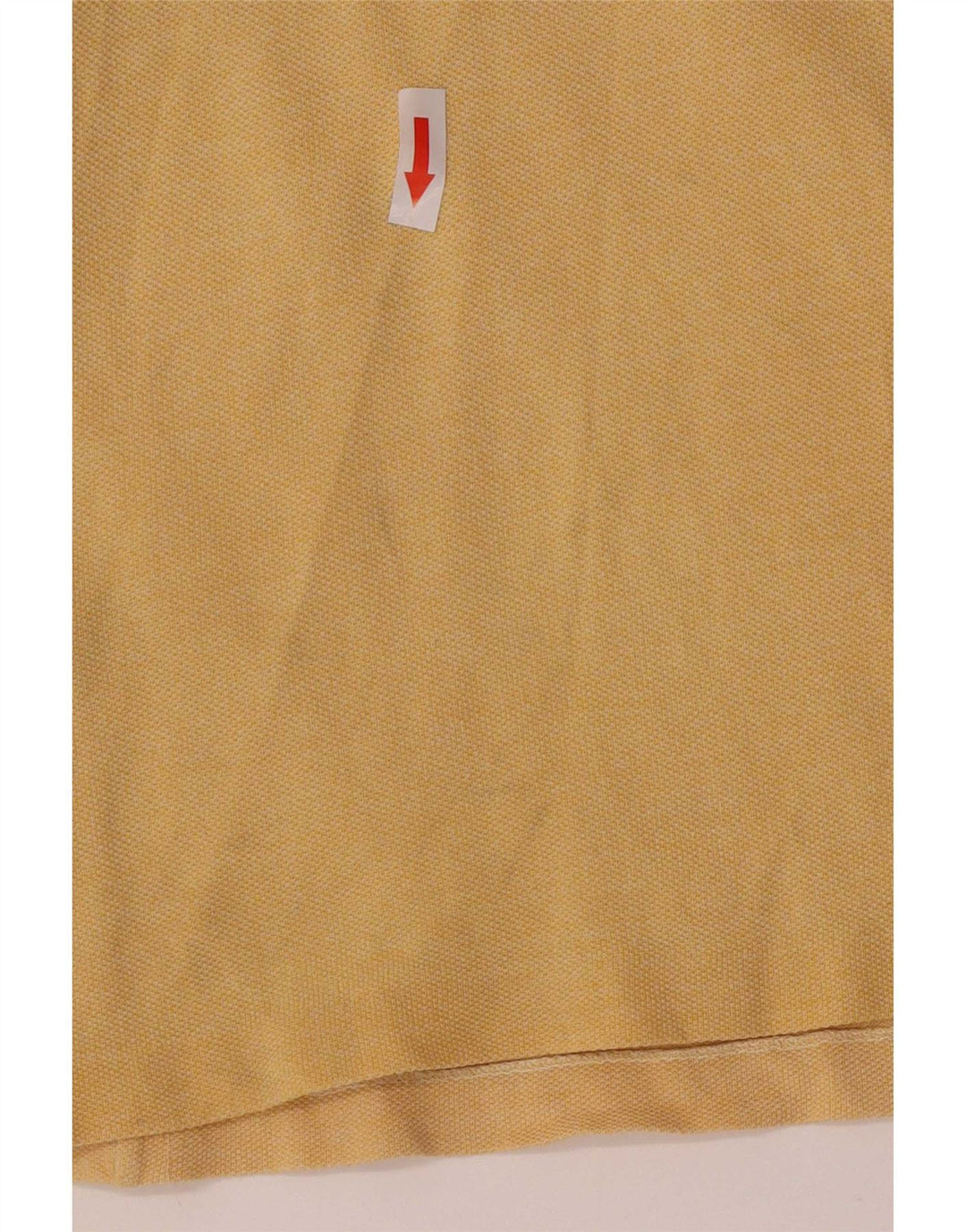 Lacoste Herren-Poloshirt, Größe 5, groß, gelbe Baumwolle