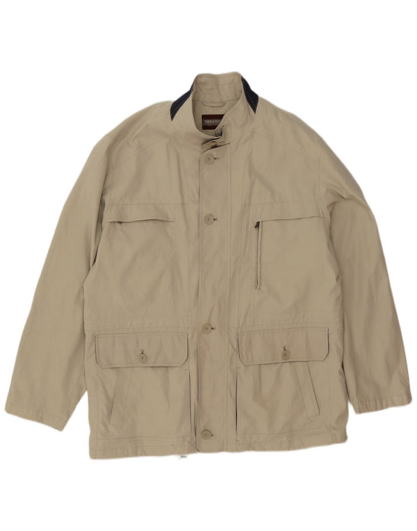 Porto Di Panama Herren-Utility-Jacke IT 52 XL Graues Polyester