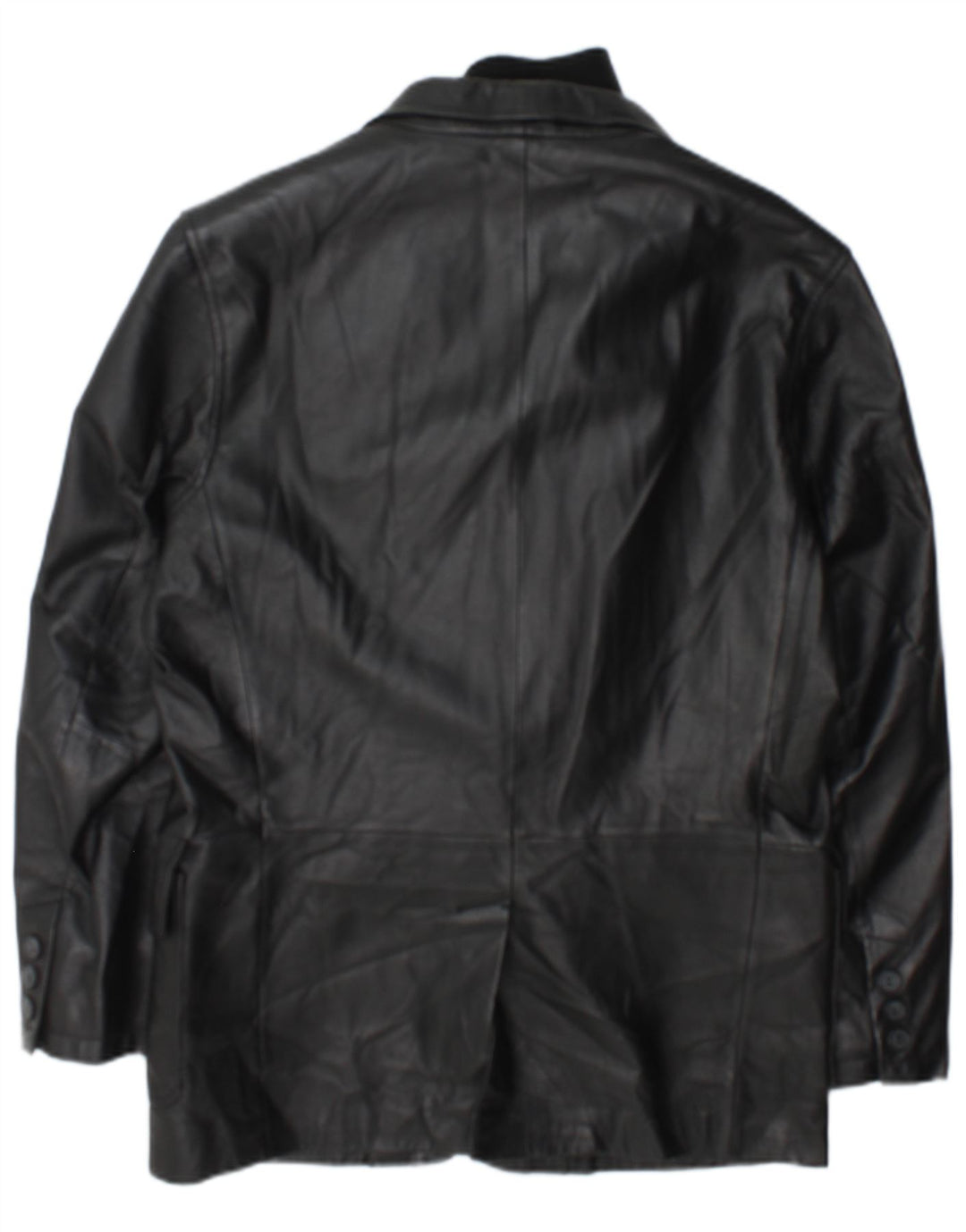 Conbipel Herren Lederjacke IT 48 Mittelschwarzes Leder