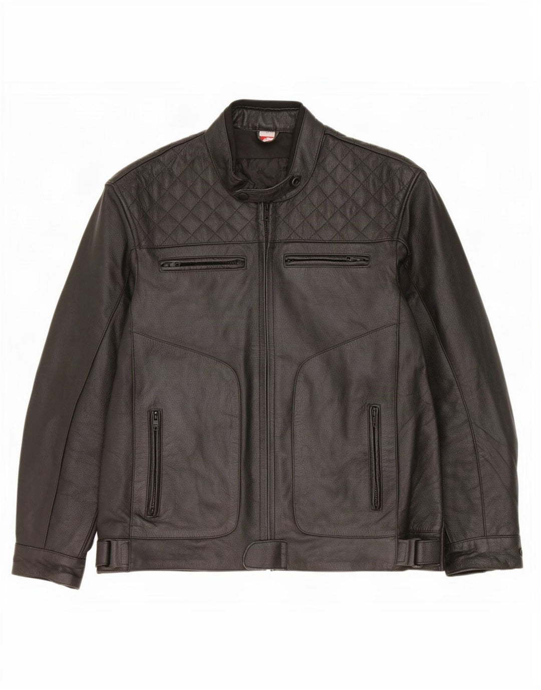 Texpeed Herren Lederjacke UK 40 Large Schwarz