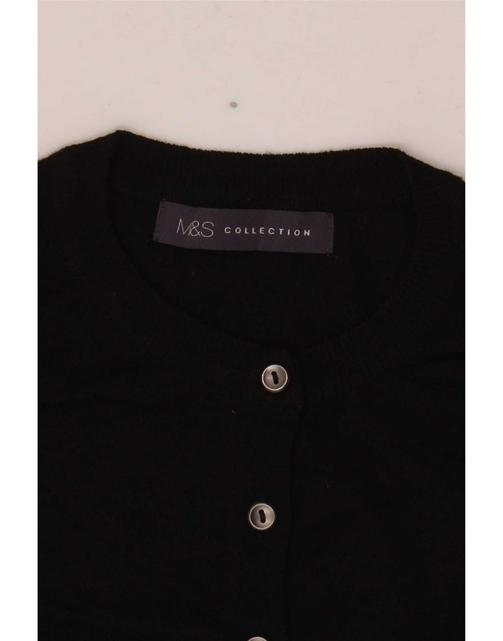Marks & Spencer Damen Boleropullover UK 12 Medium Schwarz